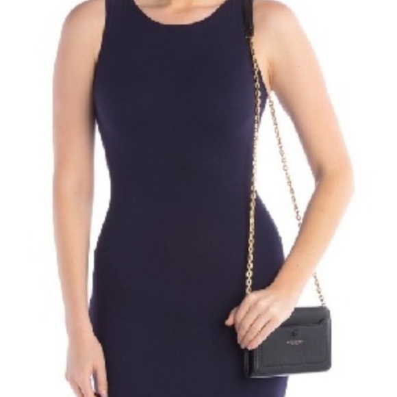 MARC JACOBS NEW YORK EMPIRE CITY WALLET CROSBODY BAG PURSE GOLD CHAIN - Picture 4 of 16